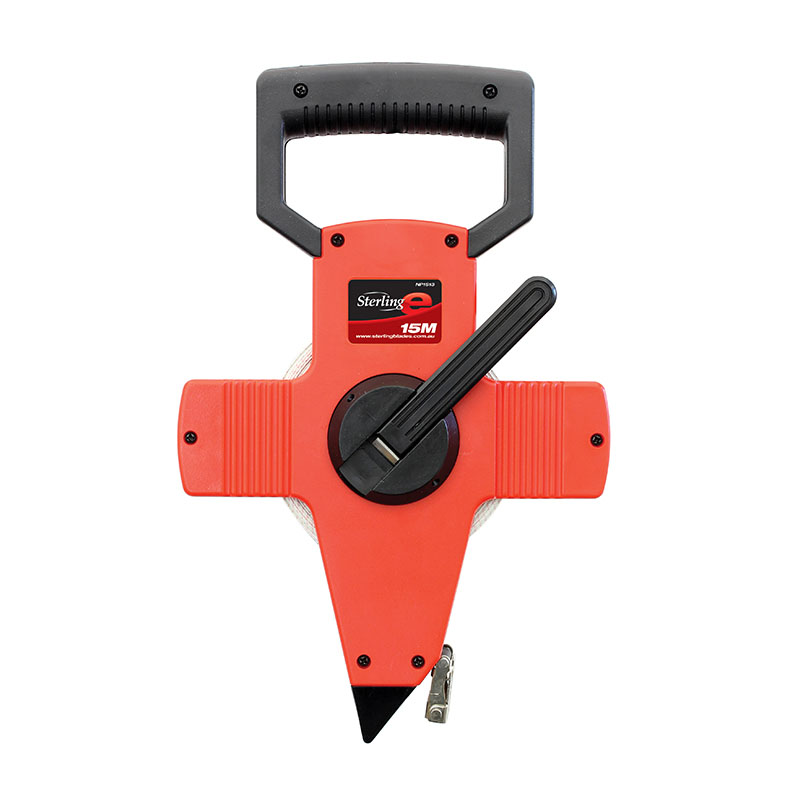 15m Open Case Fibreglass Tape Measure