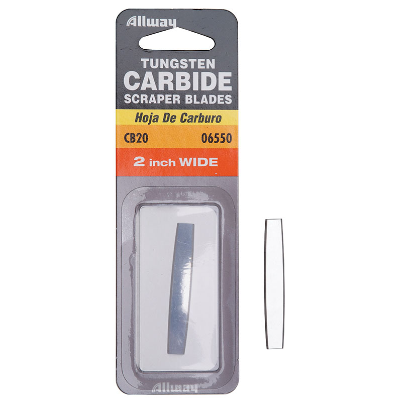 Allway 2in (50mm) Carbide Blade - 2 Edge - Carded (06550)